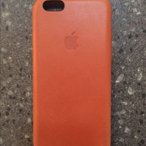 iPhone 7 or 6/6s Leather Case - Saddle Brown