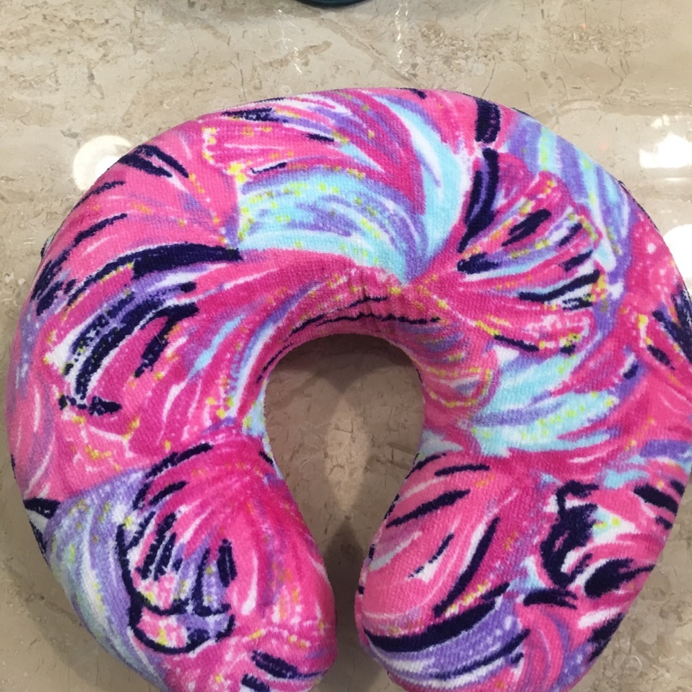 Lilly Pulitzer travel pillow