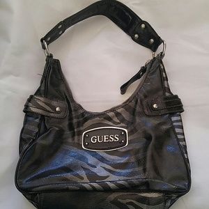 Zebra Guess purse