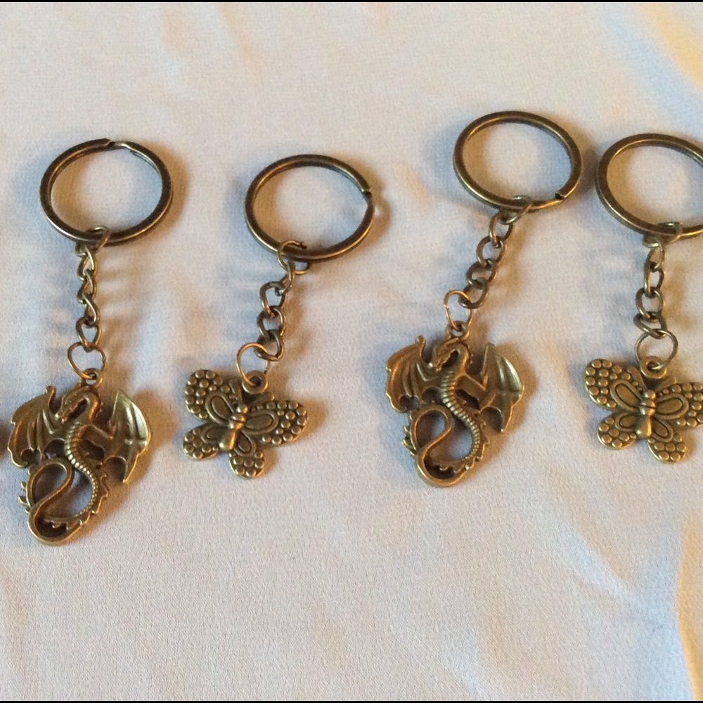 Key Chain Dragon OR Butterfly