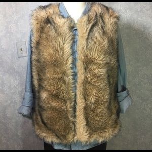 BB Dakota Faux Fur Vest