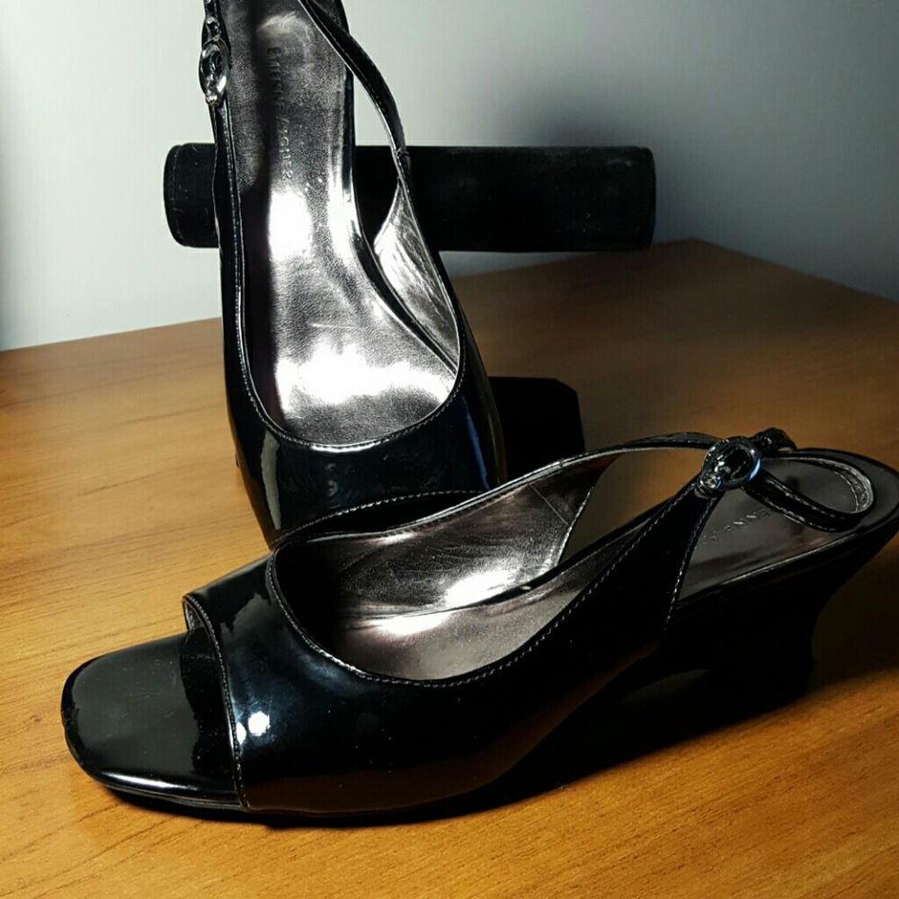 Etienne Aigner patent shoes