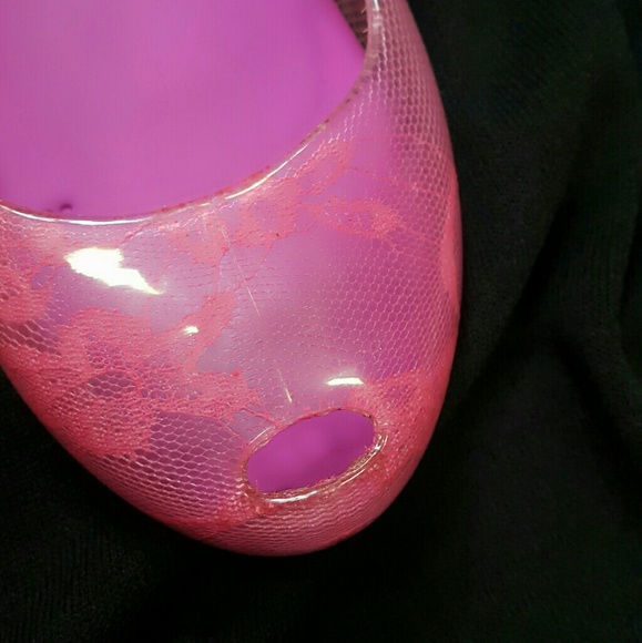Nicole Lee PINK Jelly Ballet flats - Picture 2 of 2
