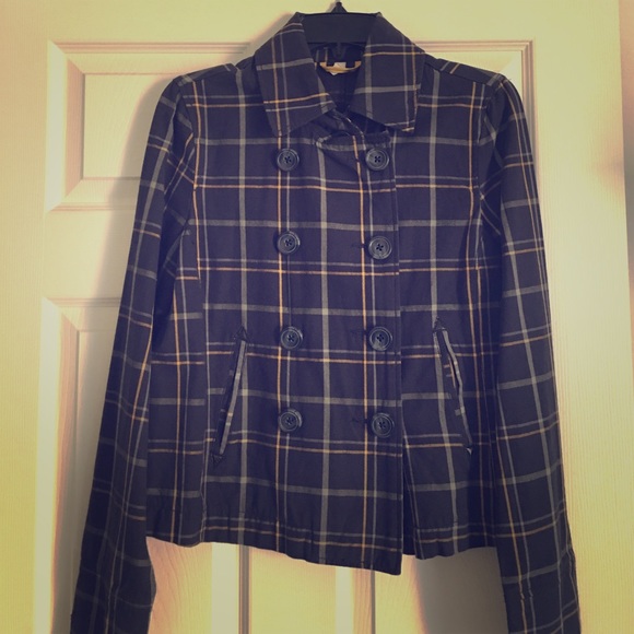 Stripped Pea Coat - Picture 1 of 3
