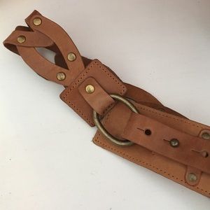 Leather belt