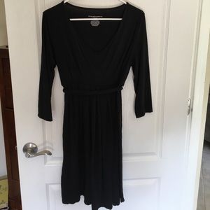 Black maternity dress