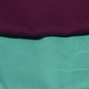 Plum and teal Scrub pants