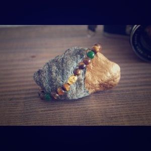 Men's Natural Stone Bracelet
