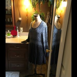 Sweater Tunic with Animal Print