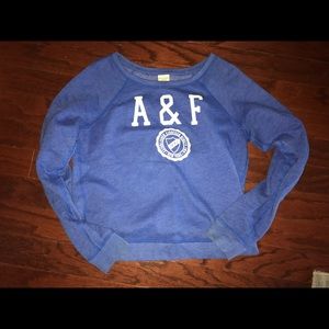 Blue Abercrombie & Fitch Sweatshirt