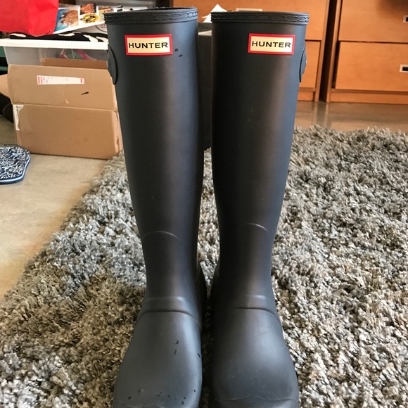Hunter Shoes - ⚡️FLASH SALE⚡️Hunter Matte Navy Blue Tall Boots