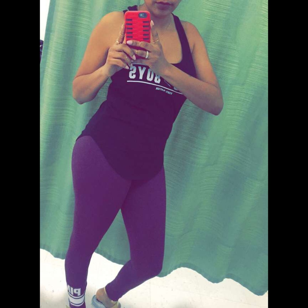 Burgundy PINK leggings