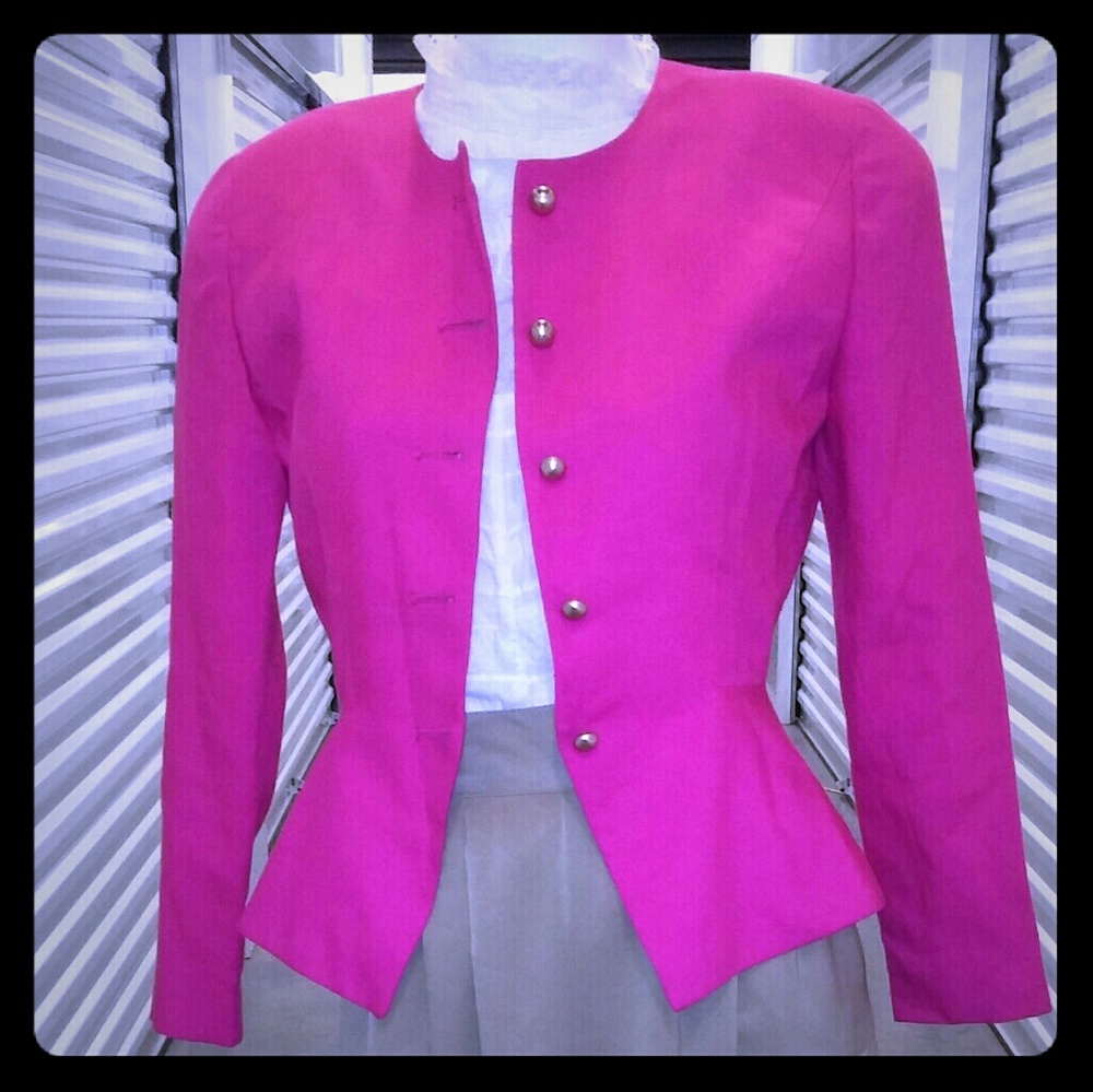 Peplum blazer