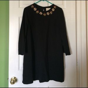 Kate spade black bell sleeve dress