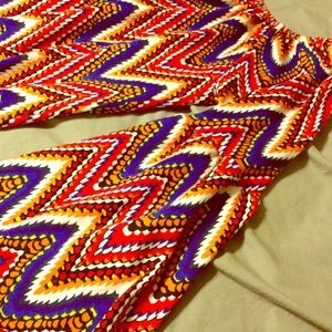 Boutique Chevron Bell Sleeved Tunic Dress/Top