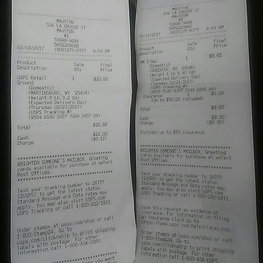 Trade/Shipping Proof