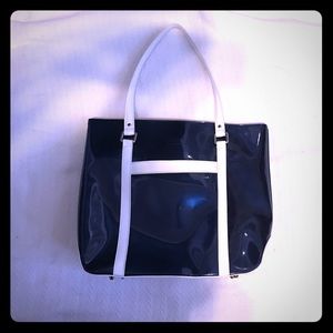 Blue and white Beijo purse