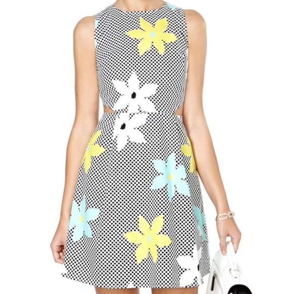Nasty Gal Dresses & Skirts - 🏁Checkered mini dress with cutout waist🏁