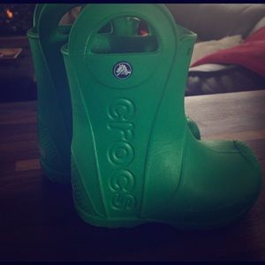 Crocs rain boots