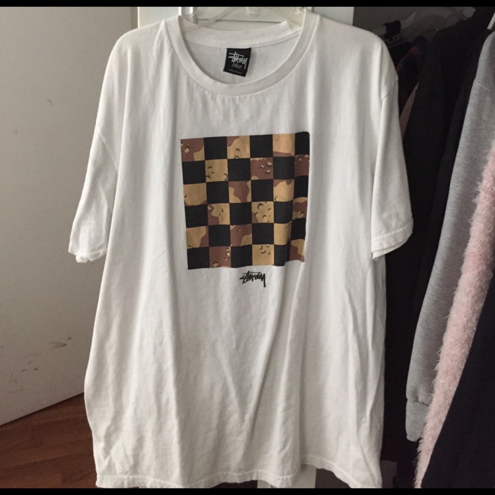 stussy t shirt in large