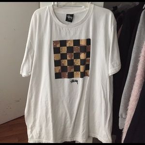 stussy t shirt in large