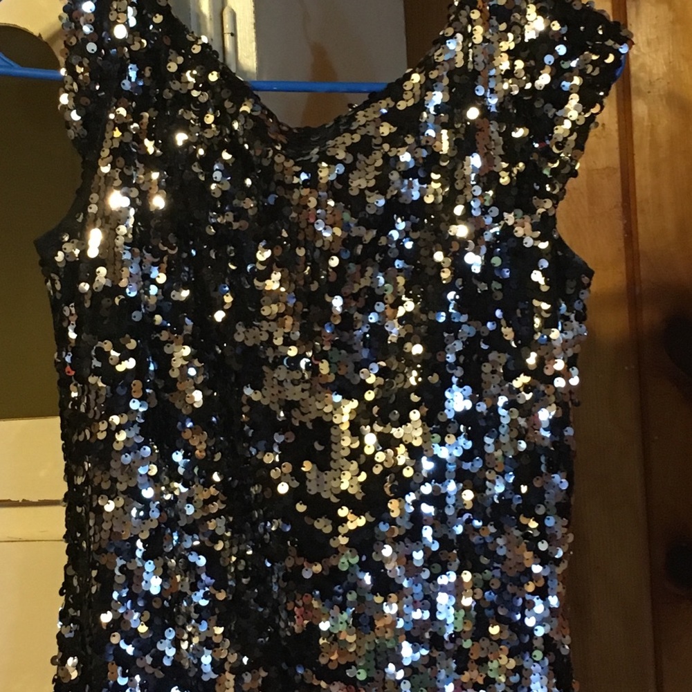 Sequined homecoming dress