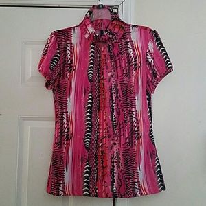 Multi-Colored Print Top