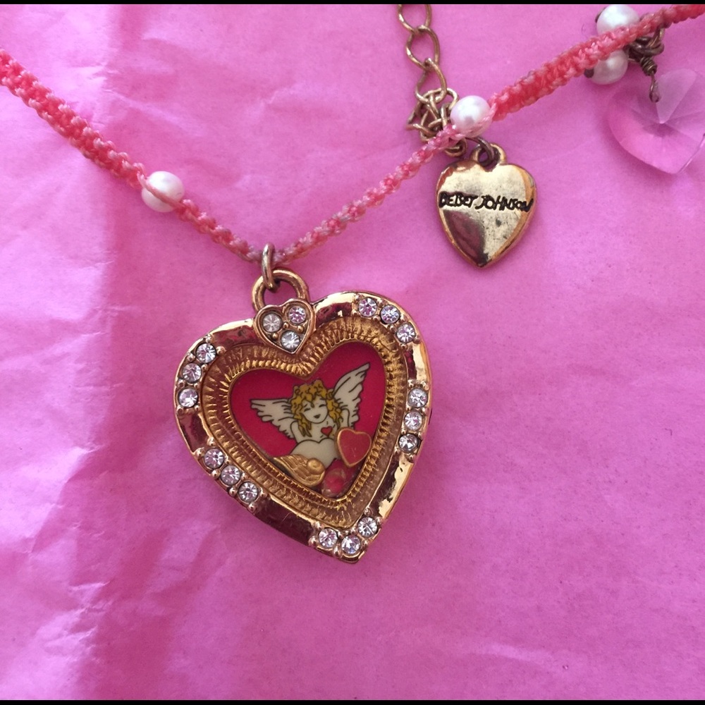 🔥Final price drop🔥Betsey Johnson angel heart
