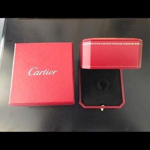 Cartier outer box and ring box