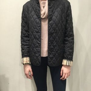 Burberry London Black Novacheck Quilted Jacket