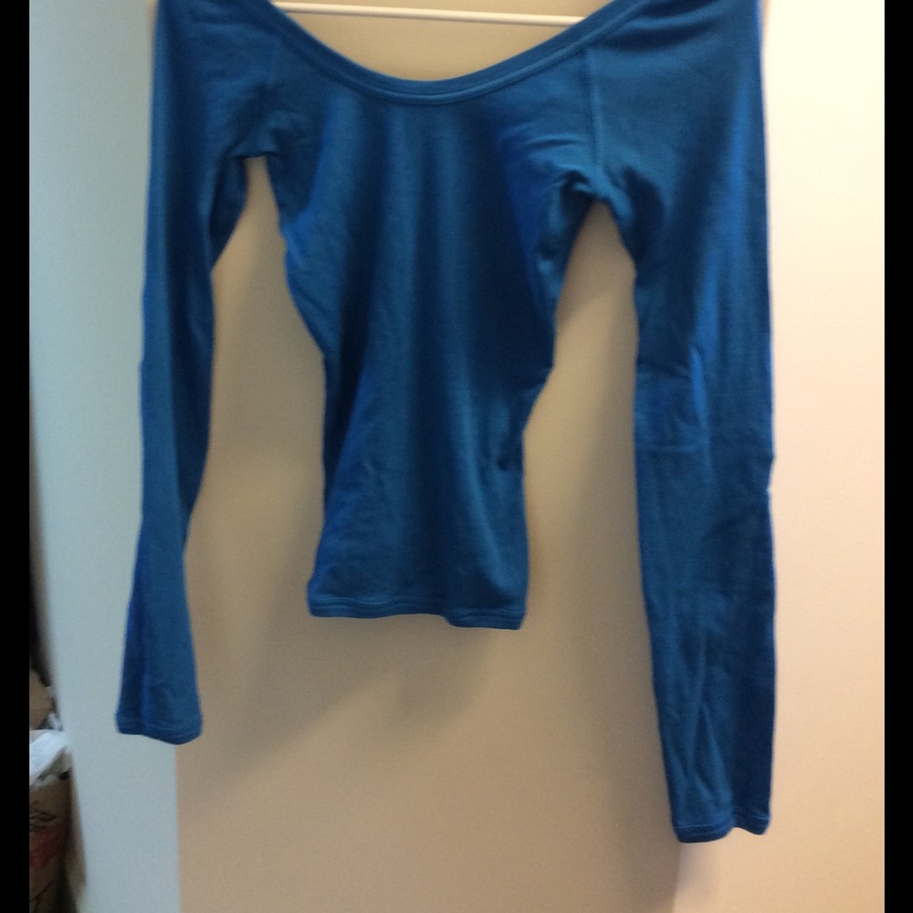 Armani Exchange bluish turquoise-ish top