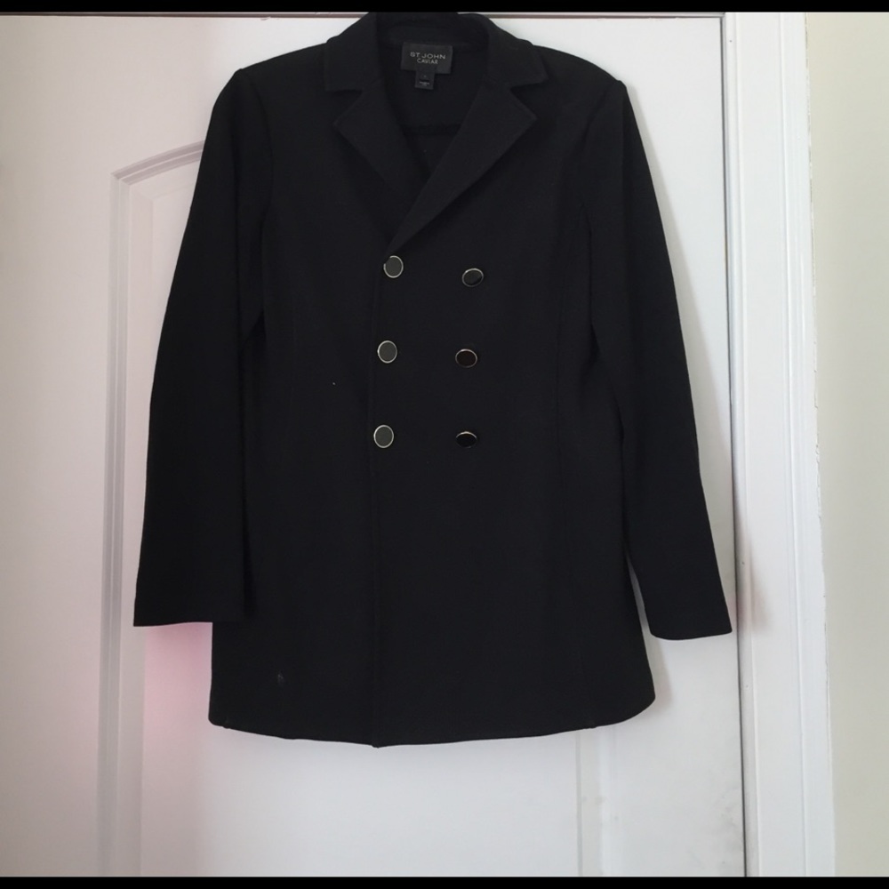 St. John Knits Caviar Jacket