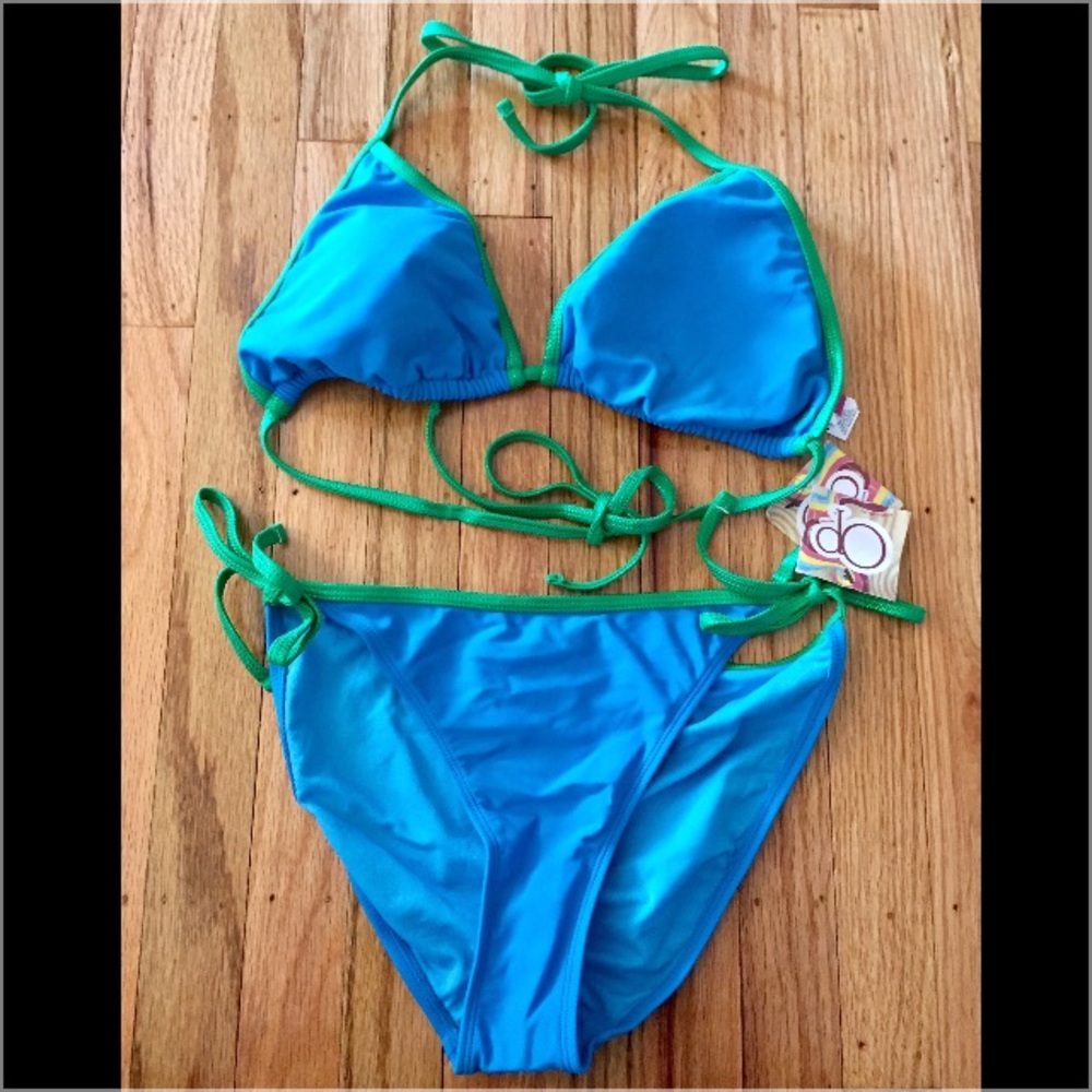 NWT OP Mermaid Bikini - Top XL, Bottom L