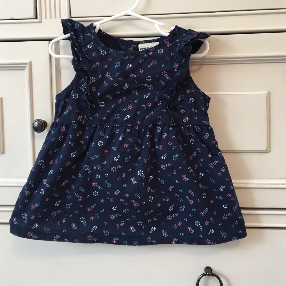 SOLD Ruffle Cap Sleeve Toddler Girls Shirt