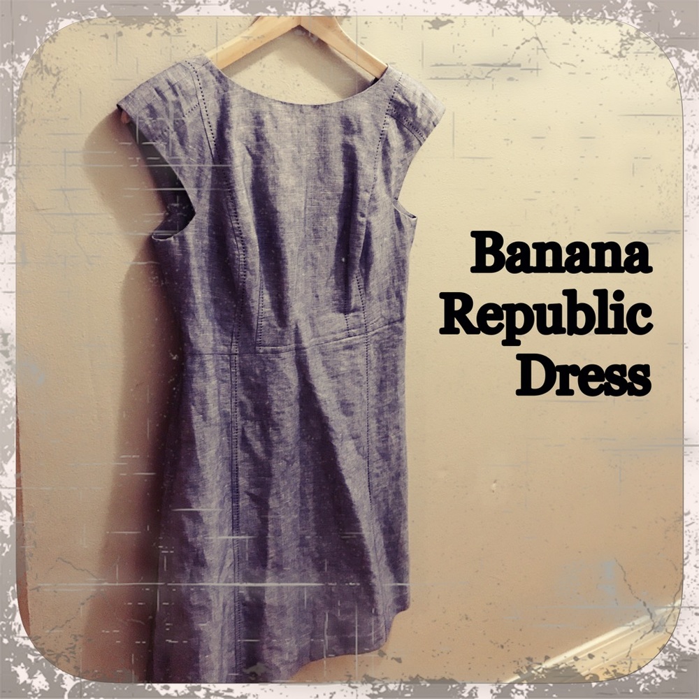 Banana Republic grey dress size2 classy and fun!
