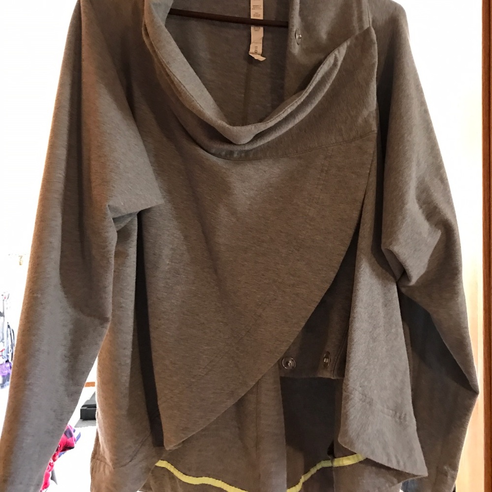 SOLD! Lululemon grey wrap sweatshirt