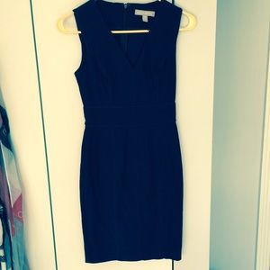 Banana Republic Navy Blue Sloan VNeck Sheath Dress