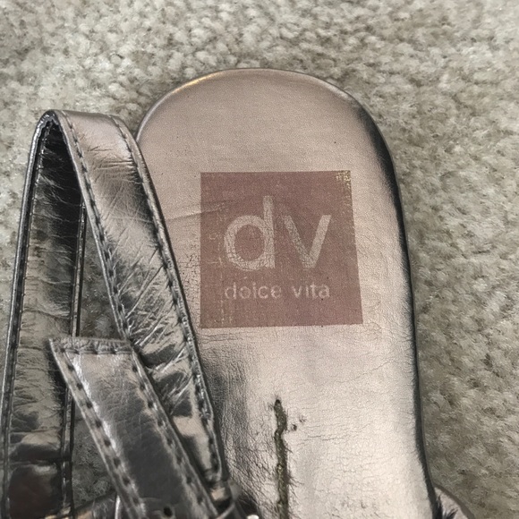 Dolce Vita Metalic sandals size 7 - Picture 2 of 4