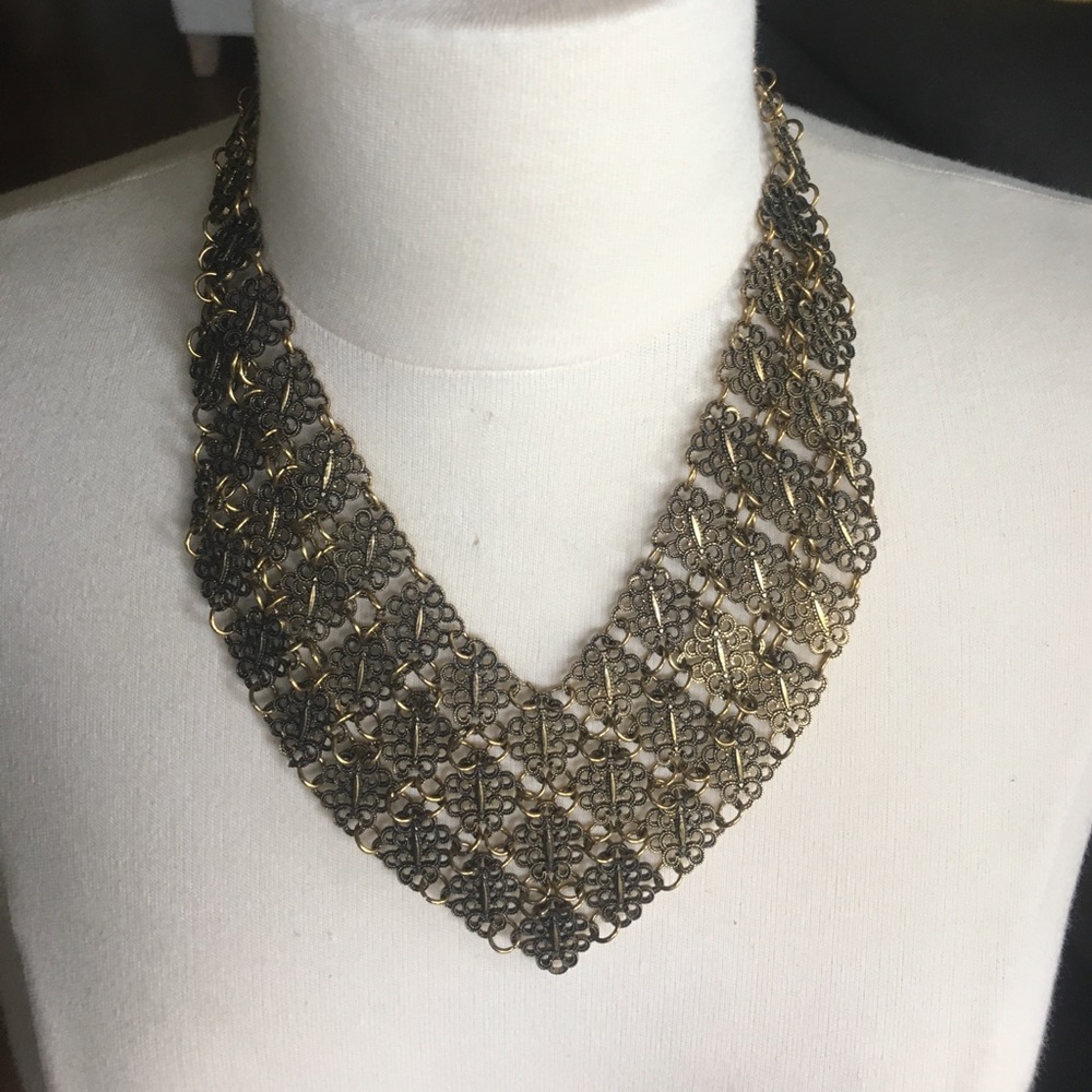 Burnished gold Necklace