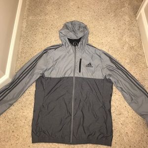 Adidas woven rain jacket