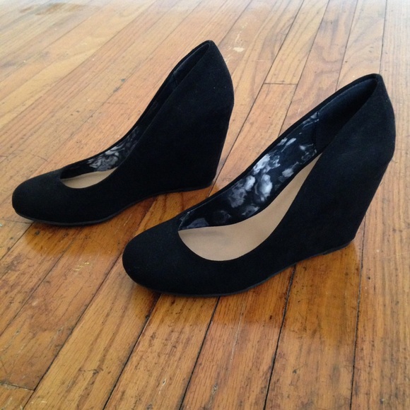 Fergalicious Shoes - Black Wedges