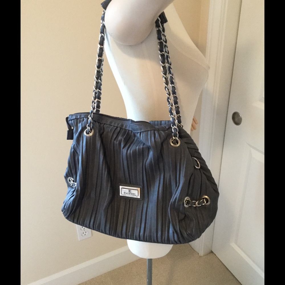 Dark grey handbag, faux, brand new