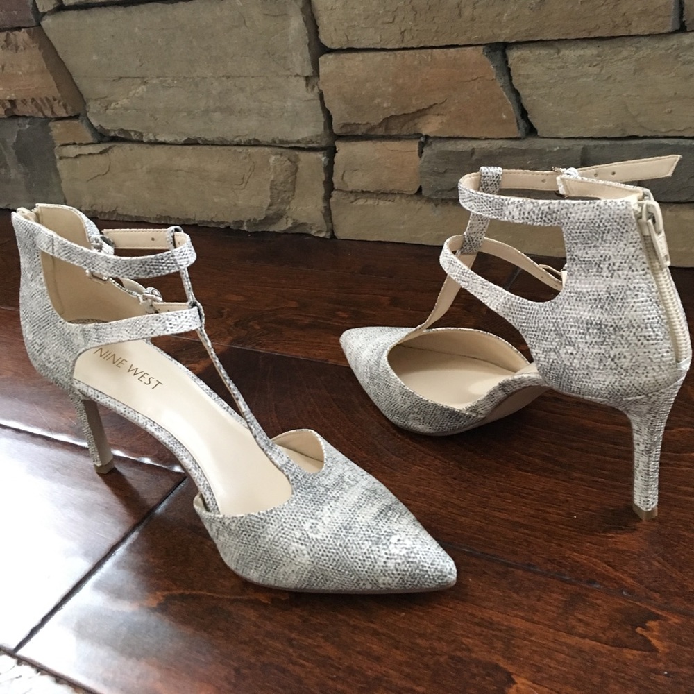 Printed high heels