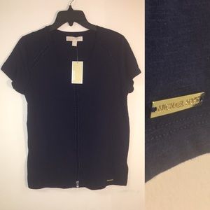Navy Michael Kors Top