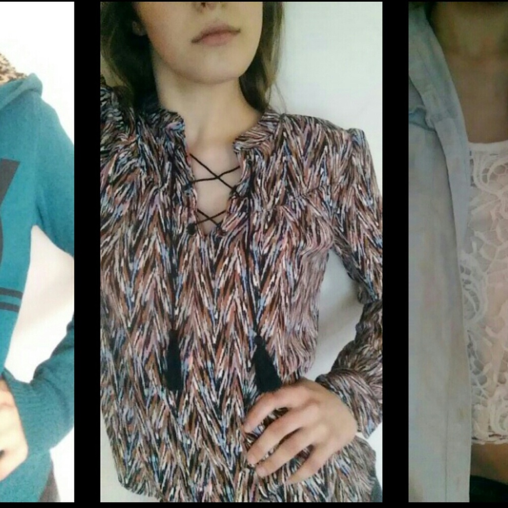 Vintage tassel blouse