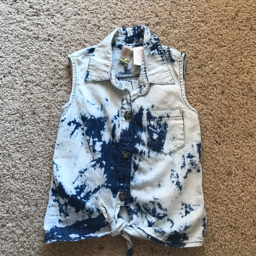 Mini Mia Little Girls Jean shirt