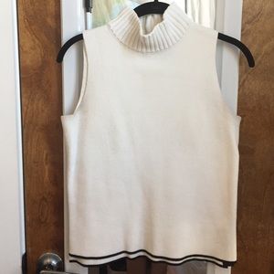 White Zara turtleneck top