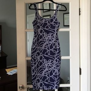 Zara sleeveless midi dress with back slit