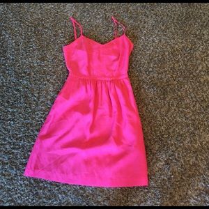 JCrew Bright Pink Spring Dress Size 00