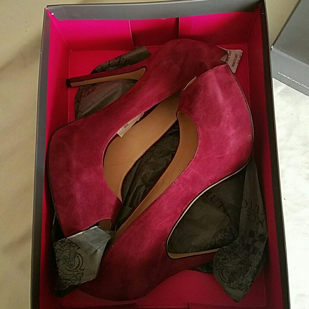 Vince Camuto Suede Heels